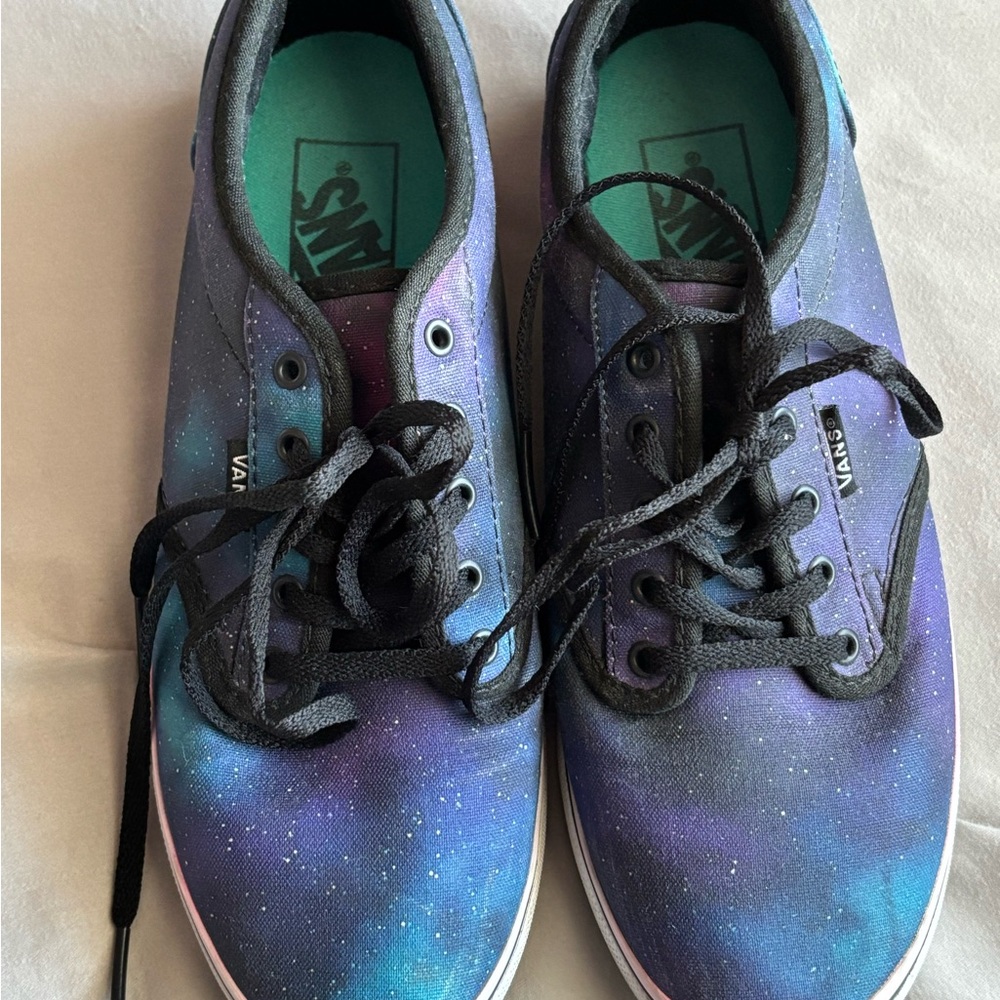 Vans Cosmic Blue and Purple Sneakers